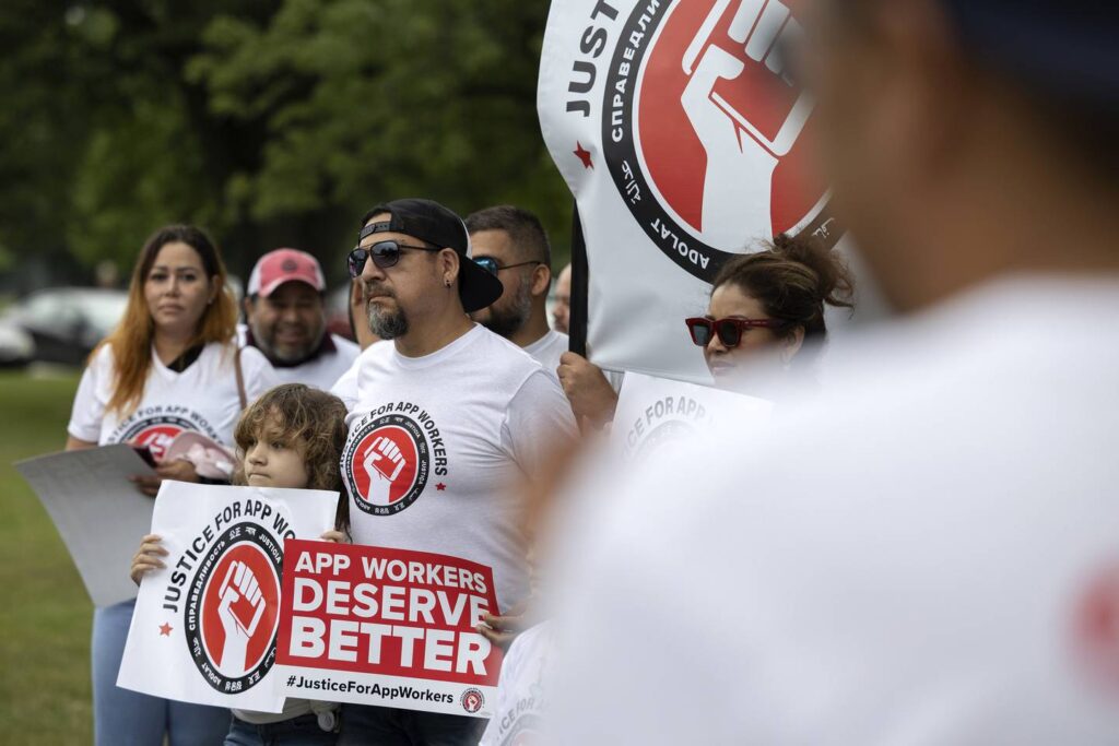 Rideshare and delivery drivers demand better wages and working conditions, join national movement