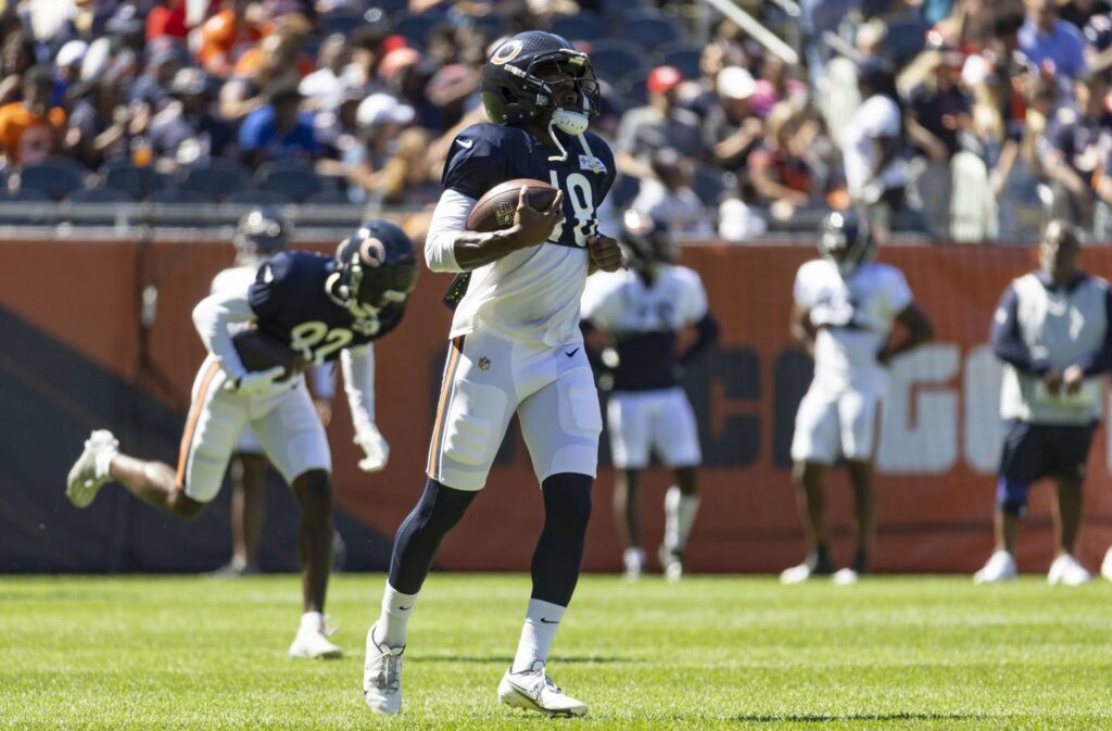 David Moore becomes the latest Chicago Bears wide receiver to be sidelined with an injury