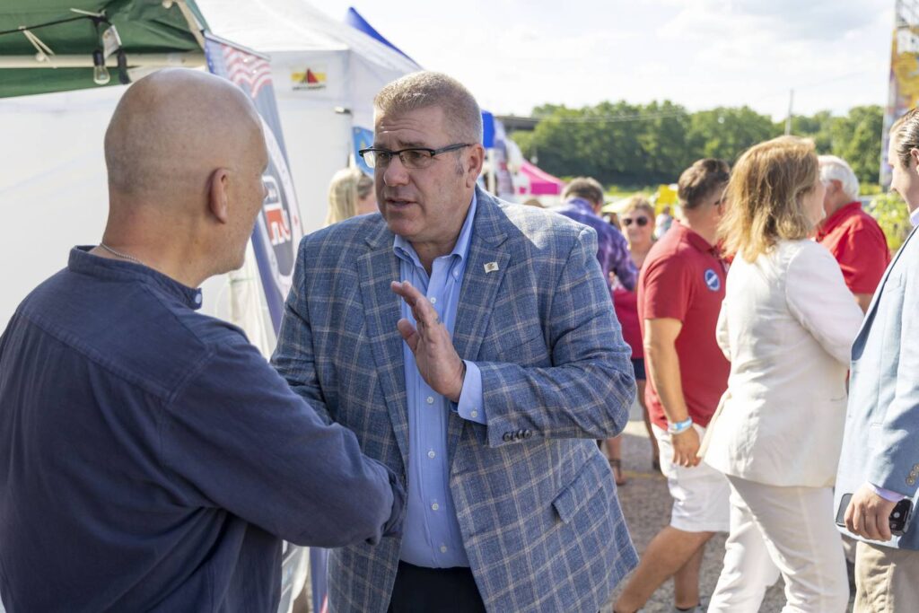 Downstate farmer Darren Bailey amps up class warfare attacks on Gov. J.B. Pritzker, who he accuses of having ‘soft hands’