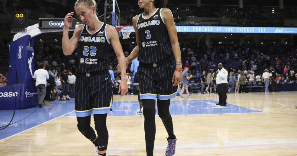 Chicago Sky lose Game 1 of their 1st-round series 98-91 as the New York Liberty close with a 13-0 run