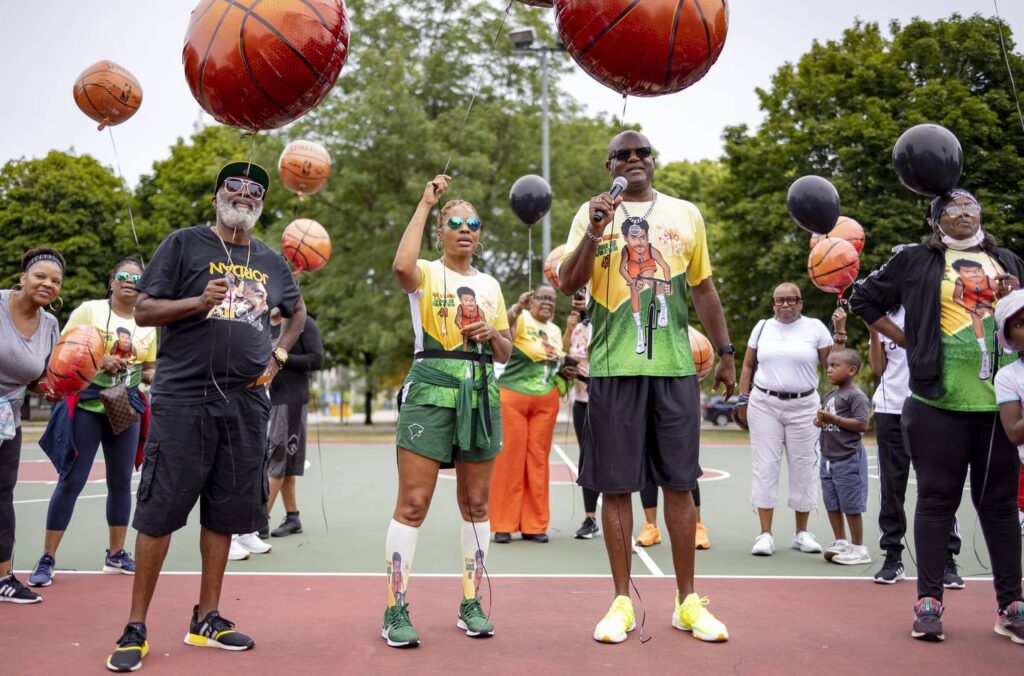 Friends, family gather to honor 19-year-old basketball player whose life was cut short in a CPS gym
