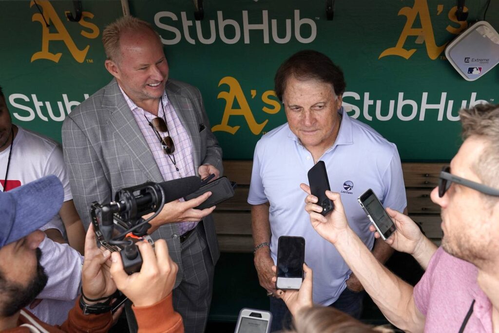 Tony La Russa calls his return to the Chicago White Sox dugout ‘uncertain’ while attending today’s game in Oakland