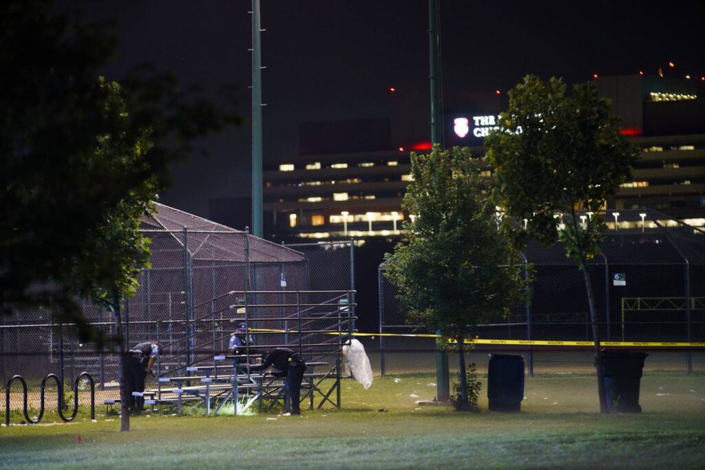 Four people shot in Washington Park, Fire Department official says