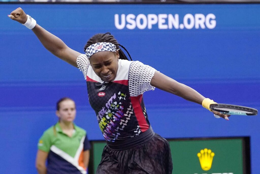 Coco Gauff reaches US Open quarterfinals for 1st time