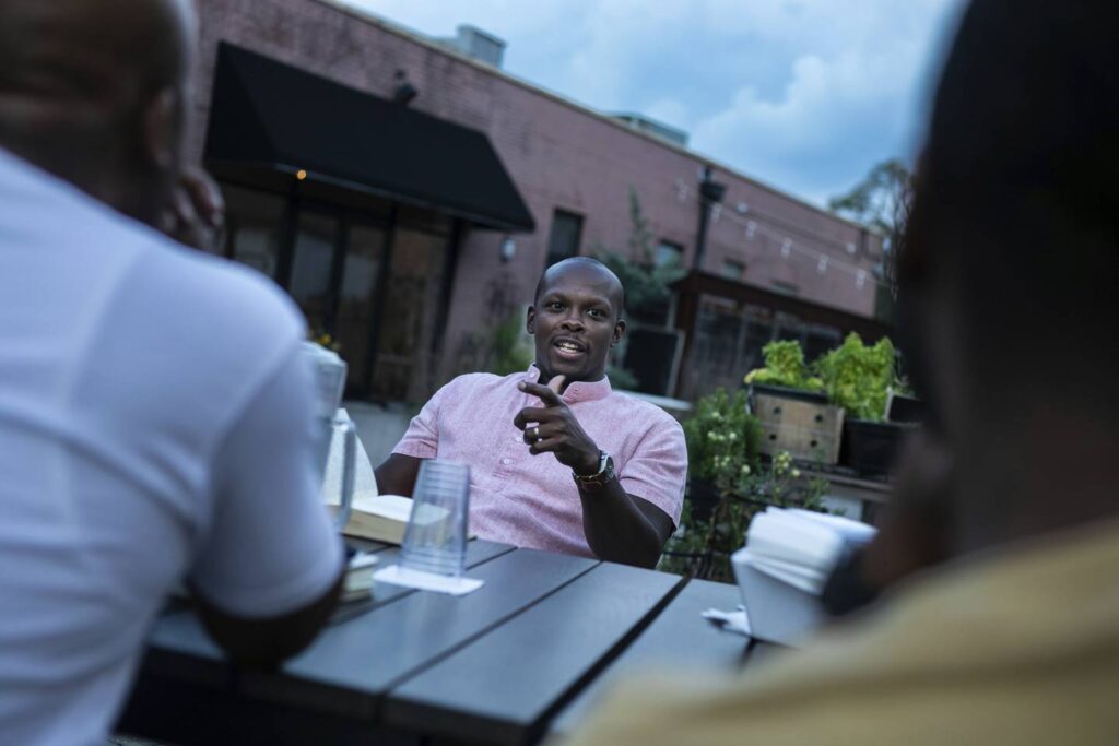 Attorney Alex Breland created the Visible Man Review, a book club for Black men where talk of culture, history and camaraderie is abundant