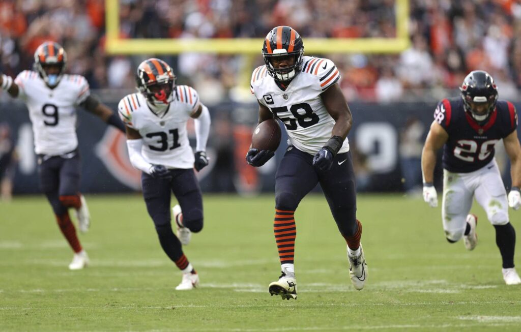 Three questions with Chicago Tribune Bears reporter Dan Wiederer on Ravens’ trade for ILB Roquan Smith