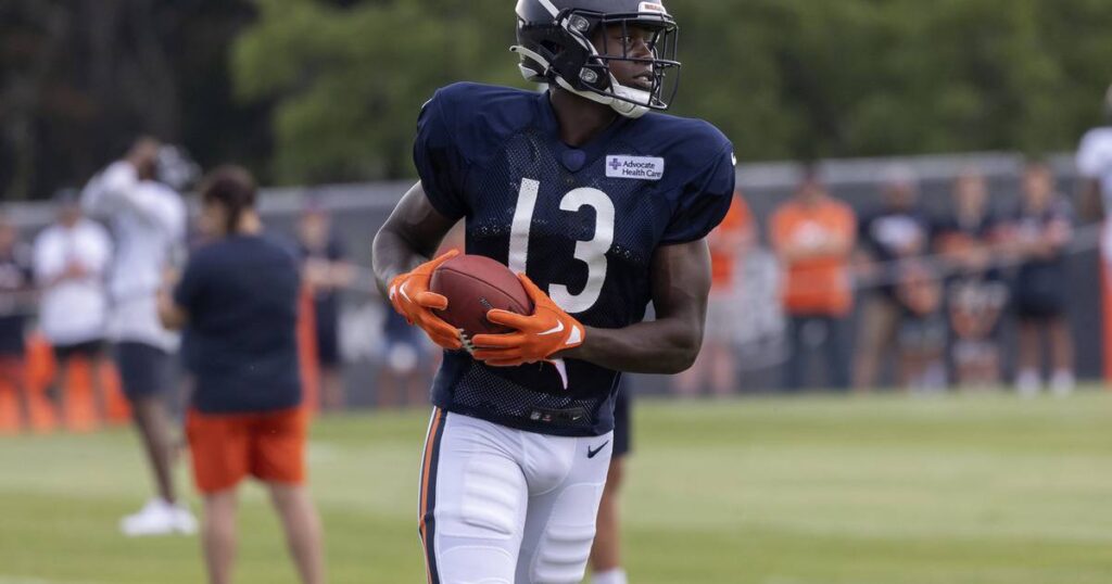 Chicago Bears WR Byron Pringle goes on injured reserve with a calf injury