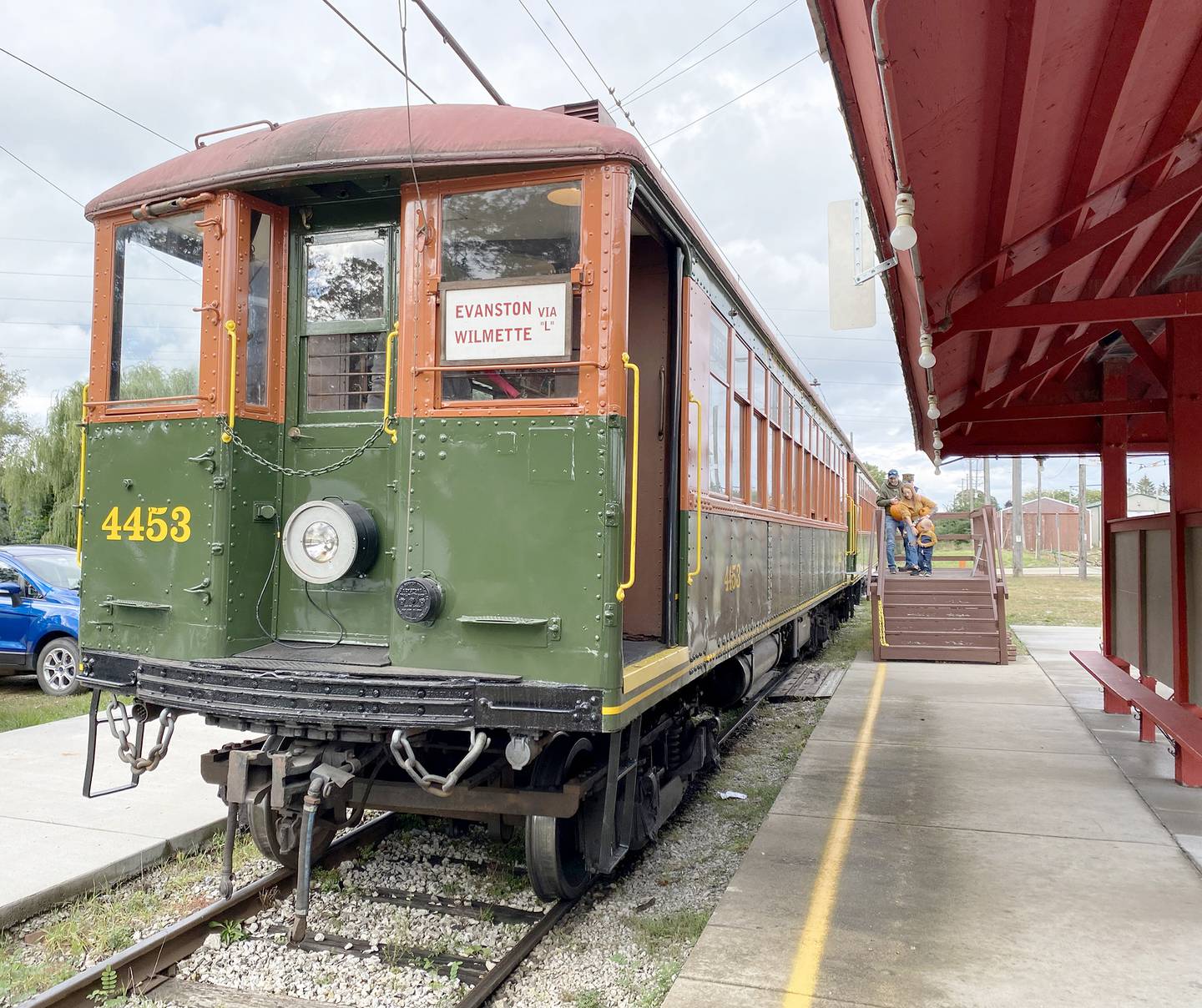 Many of the electric train cars in the East Troy Railroad Museum's fleet, such as this one built by the Cincinnati Car Co. in the 1920s, formerly operated on lines in the Chicago area. Now, they transport riders to the Elegant Farmer, 1545 Main St. in Mukwonago, Wis., for pumpkin and apple picking.