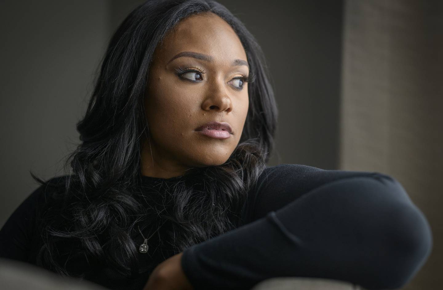 Lisa Van Allen, who was involved with the singer R. Kelly, photographed in Atlanta on Jan. 2018. 