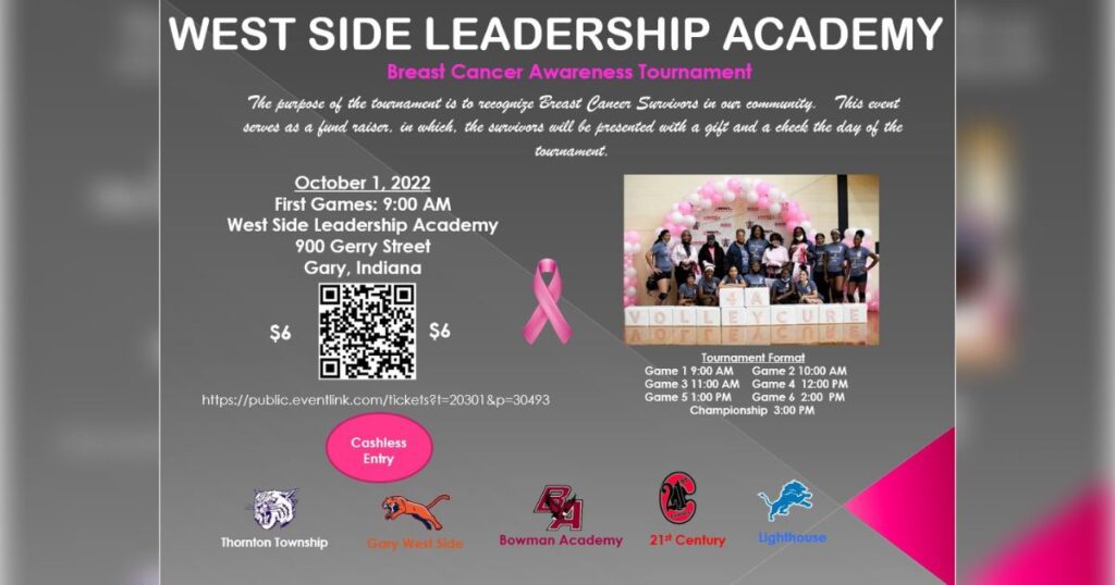 Gary Community School Corporation to host annual Breast Cancer Awareness Volleyball Tournament Oct. 1