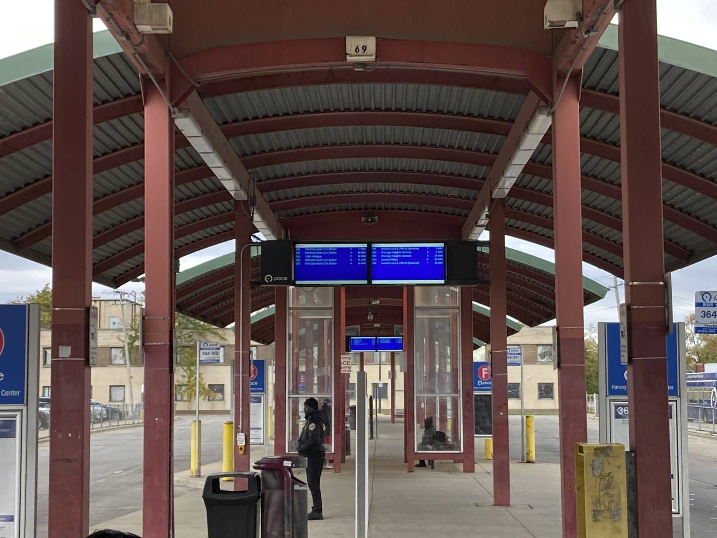 The Harvey Transportation Center, used by riders of Pace and Metra, is set for a $70 million renovation including an indoor waiting area.