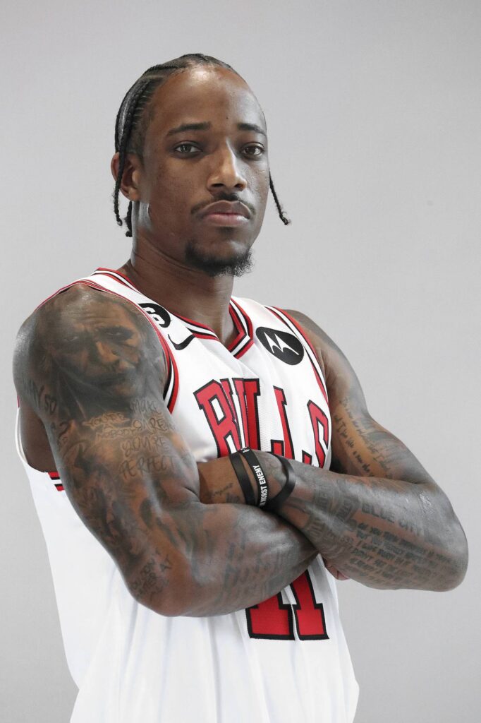 DeMar DeRozan is tired of questions about his age. ‘You just make people eat their words,’ the 33-year-old Chicago Bulls forward says.