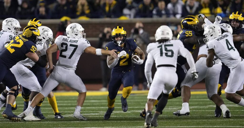 Michigan State players rough up Michigan players postgame: ‘2 of our players were assaulted,’ coach Jim Harbaugh says