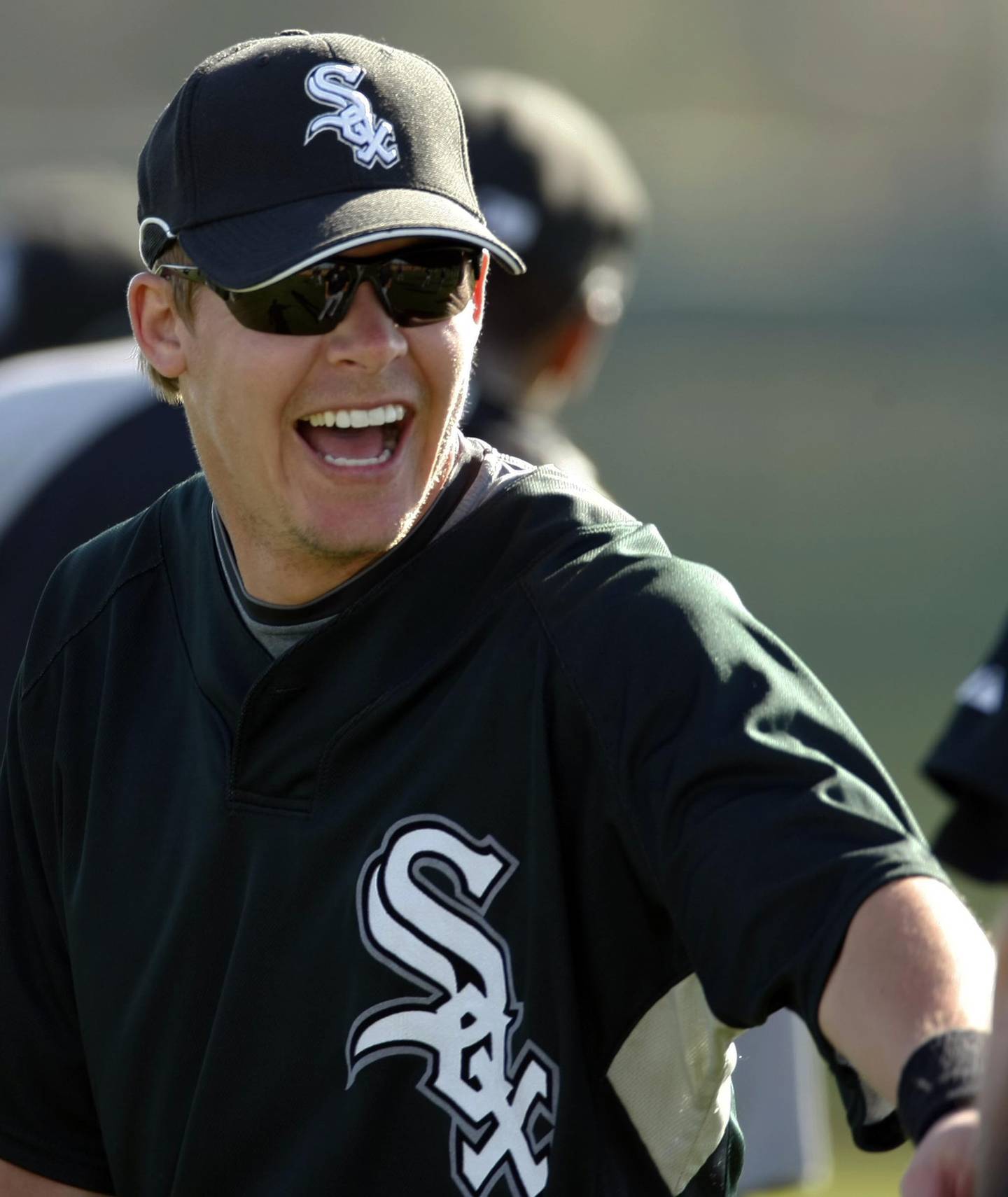 Chris Getz at White Sox spring training in 2009.