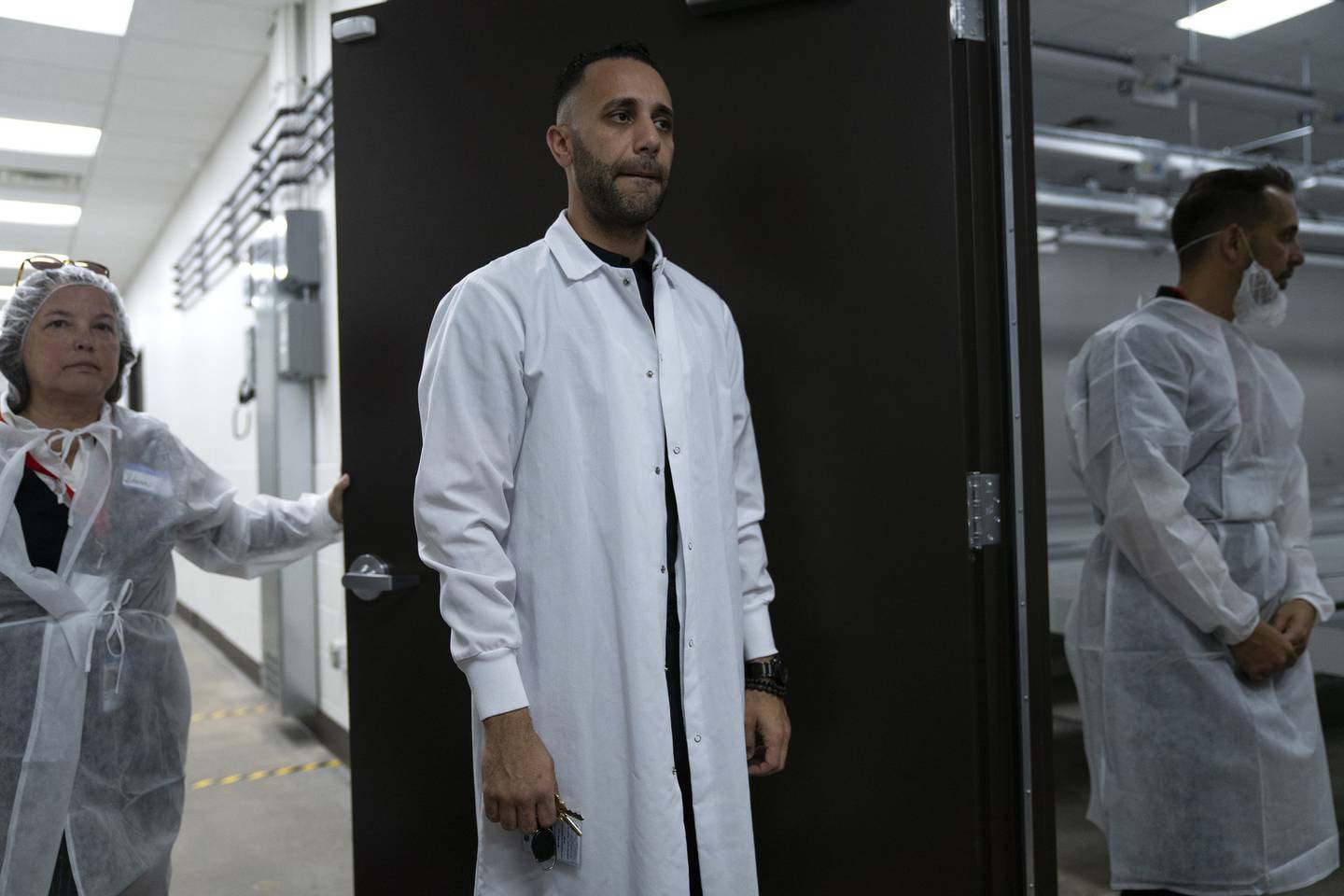 Mohammad Joudeh, director of operations at Star Buds in Rockford, gives a tour of the first craft cannabis grower in Illinois on Oct. 3, 2022.