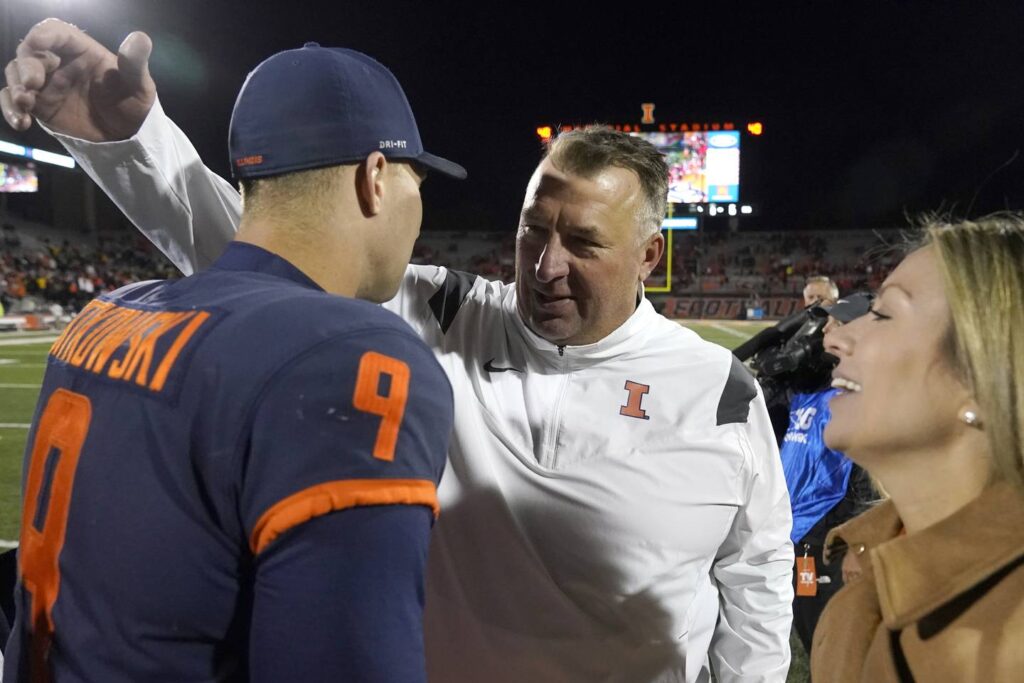 Bret Bielema is having more fun than ever in his return to the Big Ten — and he has No. 24 Illinois ahead of schedule in Year 2