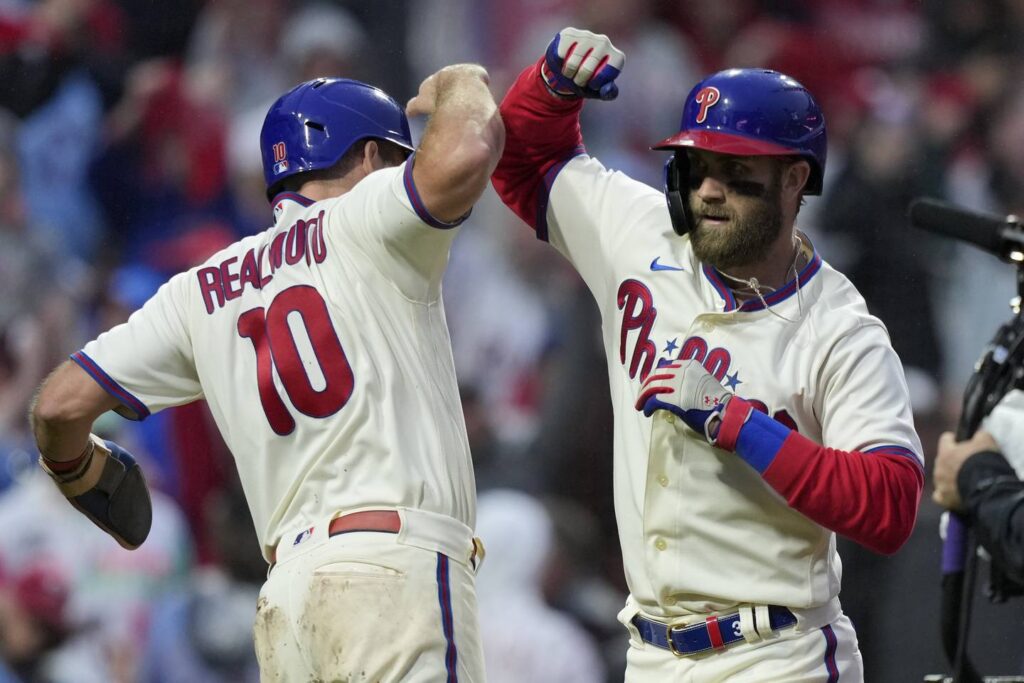 Spend big (Phillies) or replenish the system (Astros)? The Cubs can find a roster-building balance in the World Series teams.