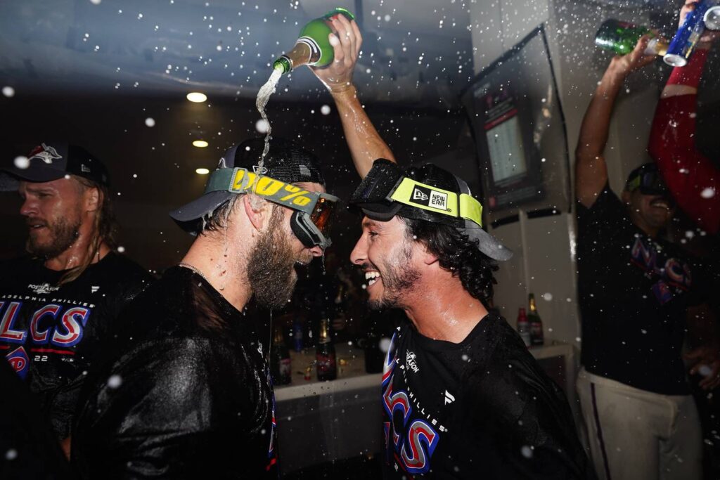 Philadelphia Phillies knock out the defending champion Atlanta Braves and advance to their 1st NLCS since 2010