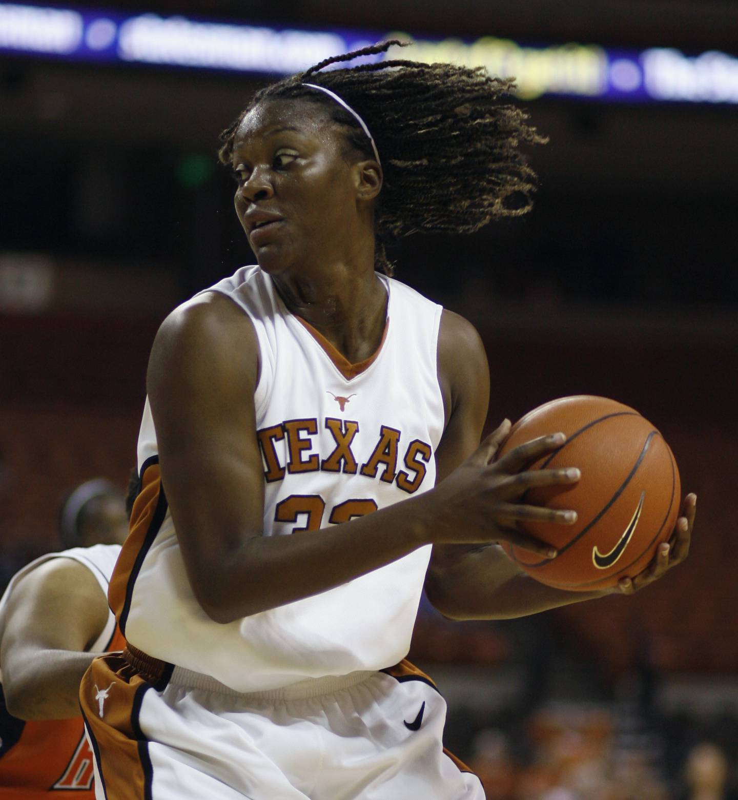 Texas forward Tiffany Jackson moves toward the basket during second half action in their women's college basketball game against Sam Houston State Monday, Nov. 20, 2006, in Austin, Texas.