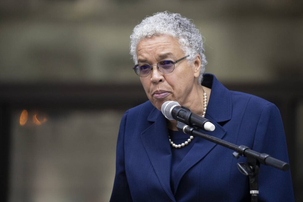 Preckwinkle touts a Cook County budget with no new taxes — but recession worries and post-pandemic funding hits loom