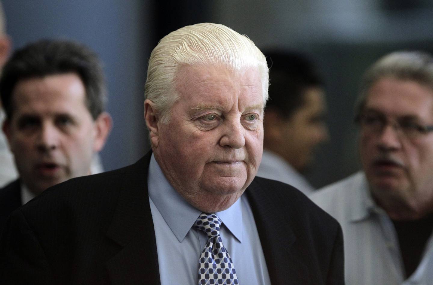 Former Chicago police Cmdr. Jon Burge leaves the Dirksen U.S. Courthouse in Chicago on June 29, 2010. 