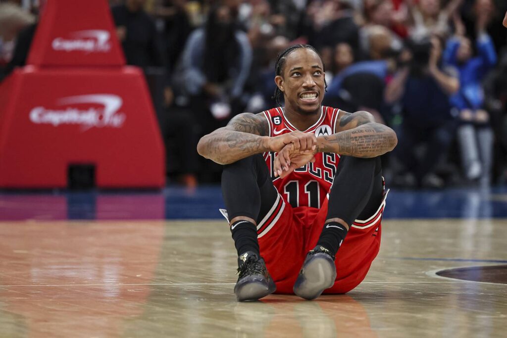 DeMar DeRozan’s last-second 3 rims out, sending the Chicago Bulls to a 102-100 loss to the Washington Wizards. 7 takeaways from the defeat.