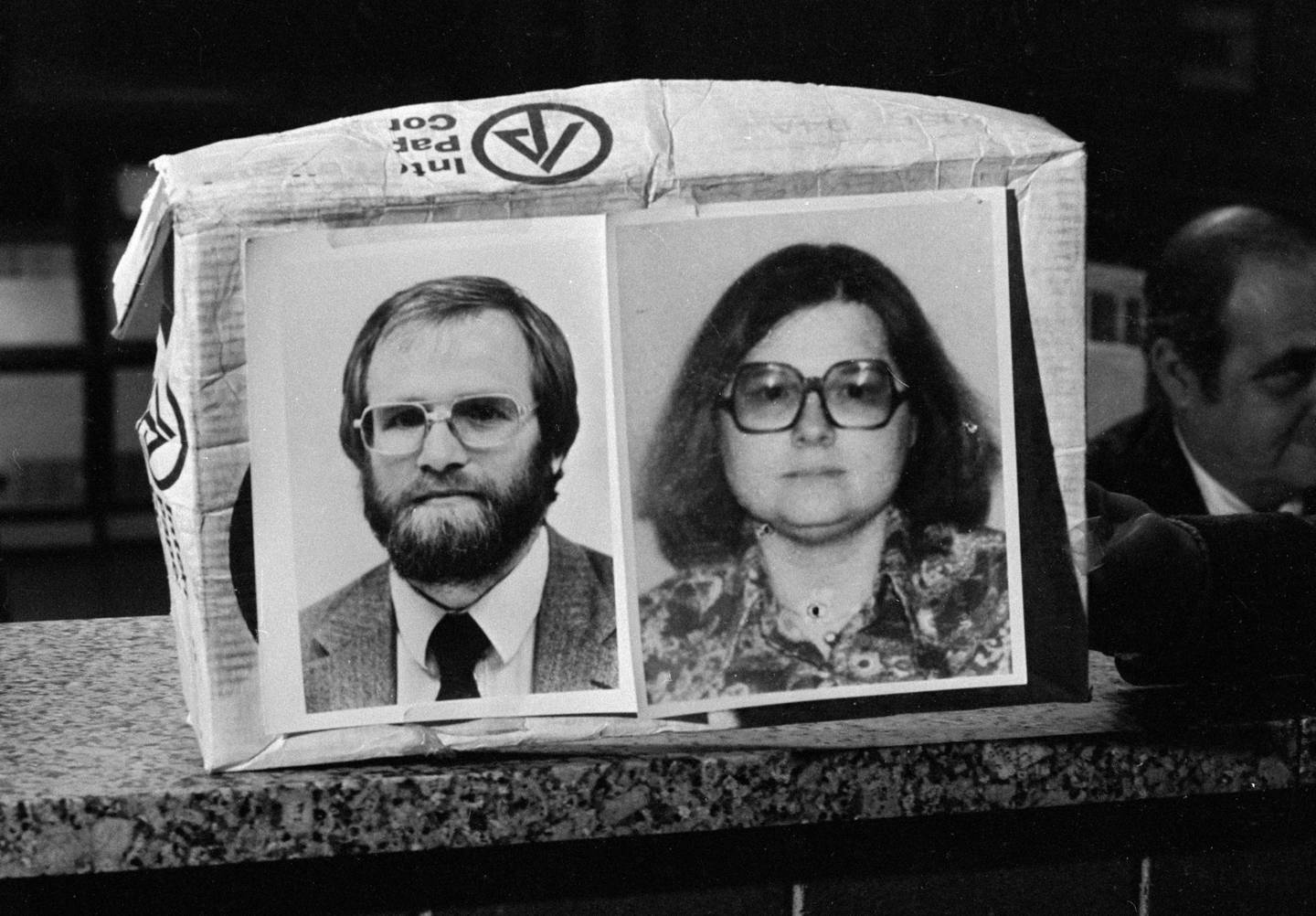 These photos of James and LeAnn Lewis, who had been living in Chicago as Robert and Nancy Richardson, were distributed to the media at a news conference in October 1982.