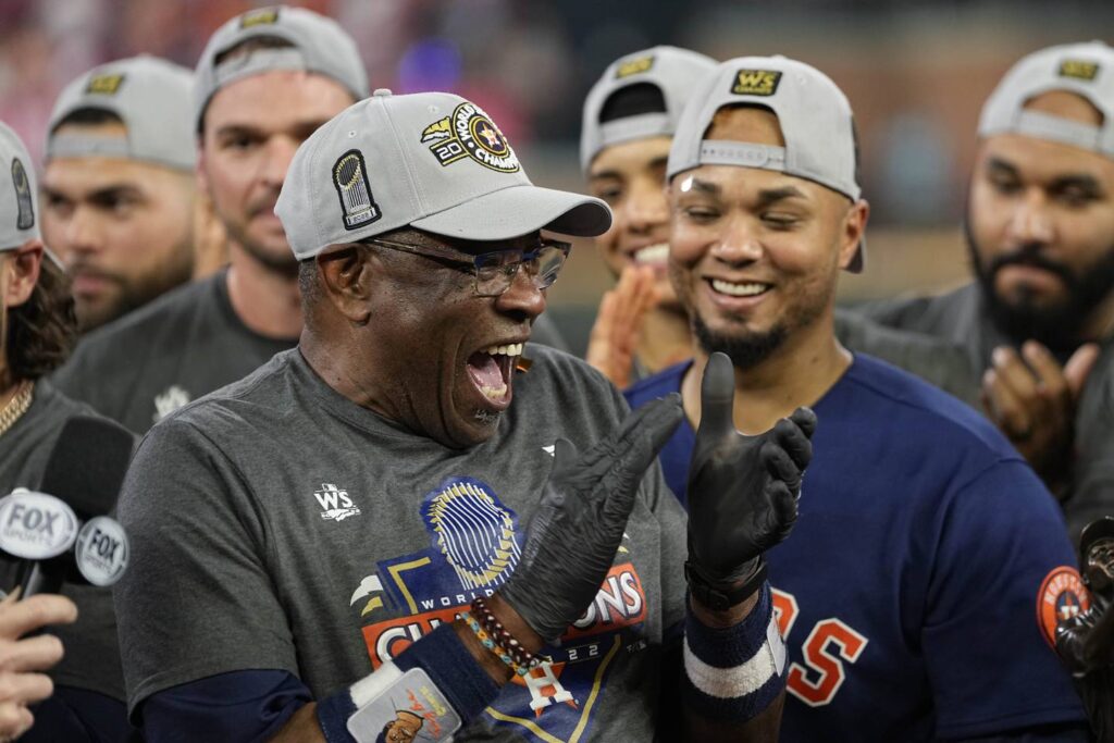 Column: Dusty Baker is finally a World Series winner. And his legion of supporters are sharing in the 73-year-old’s dream come true.
