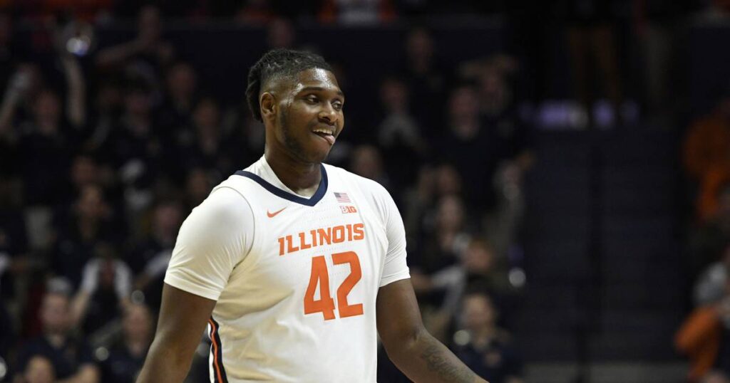 Dain Dainja dominates with 20 points and 15 rebounds as No. 23 Illinois routs Kansas City 86-48