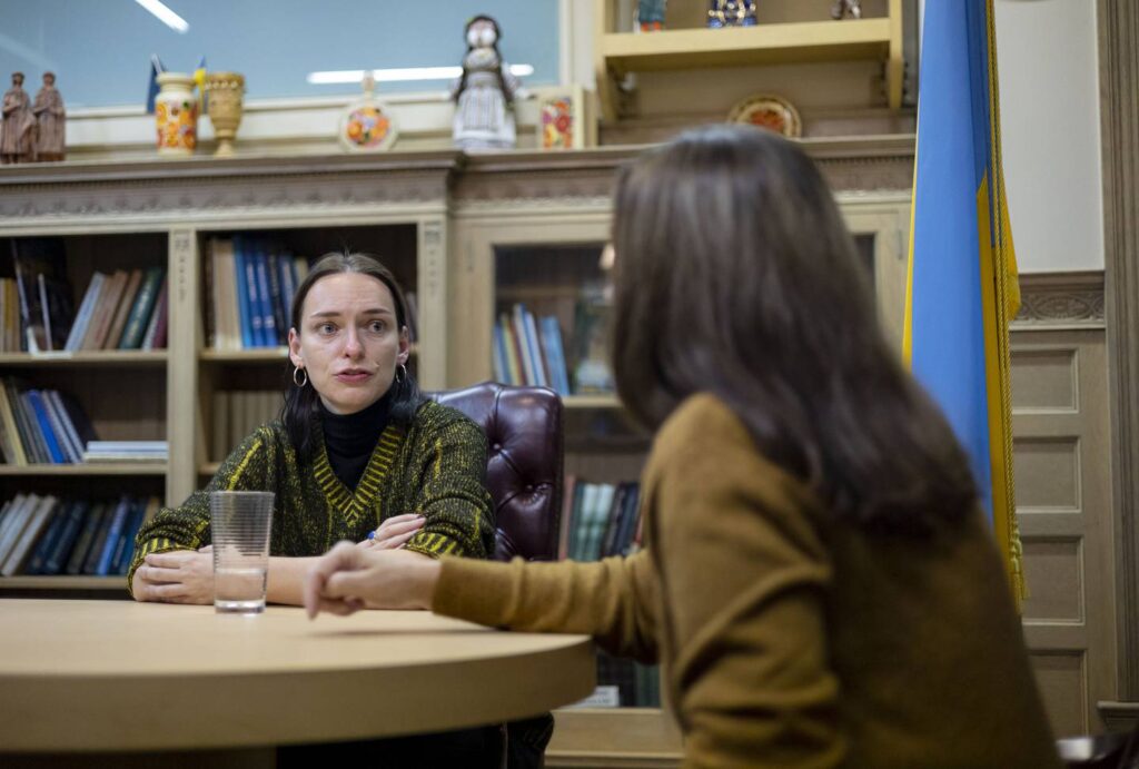 Ukrainians and Poles in Chicago reflect on war days after Russia attacks power grid and a missile kills 2 in Poland. ‘This is an existential fight,’ one says.