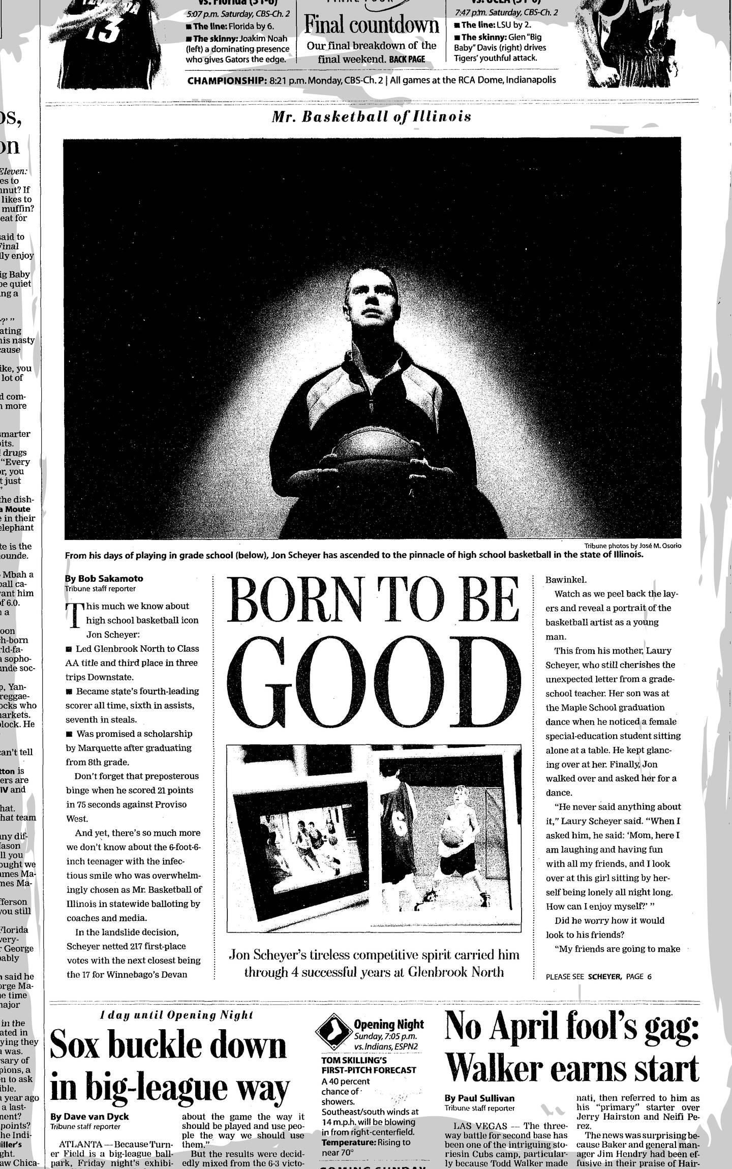 Glenbrook North’s Jon Scheyer won 2006 Illinois Mr. Basketball honors in a landslide.