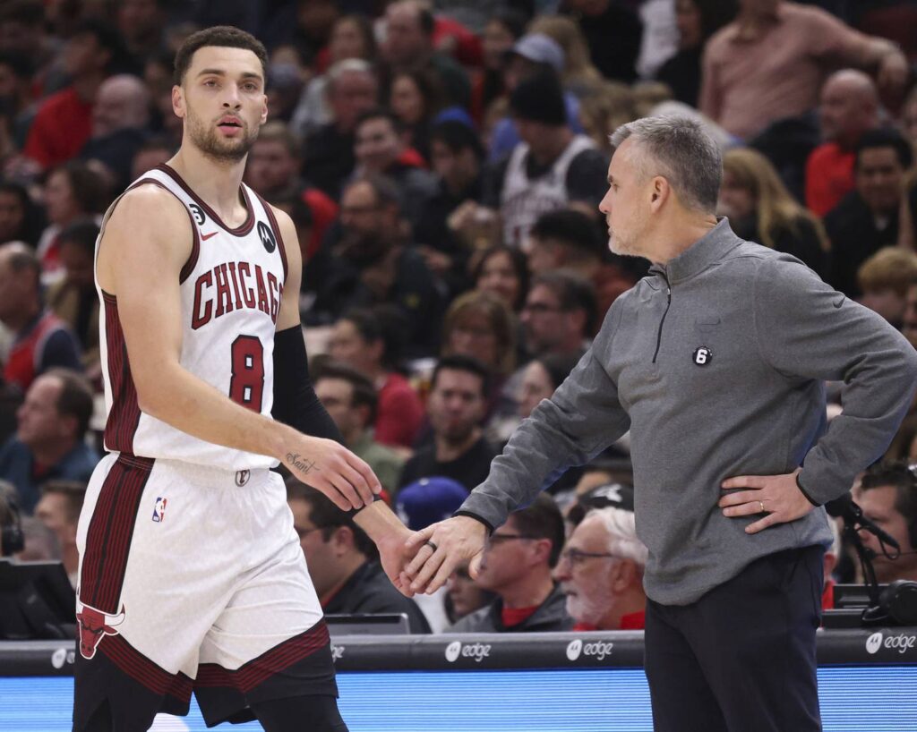 Zach LaVine frustrated after being benched late in the Chicago Bulls’ loss: ‘You play a guy like me down the stretch’