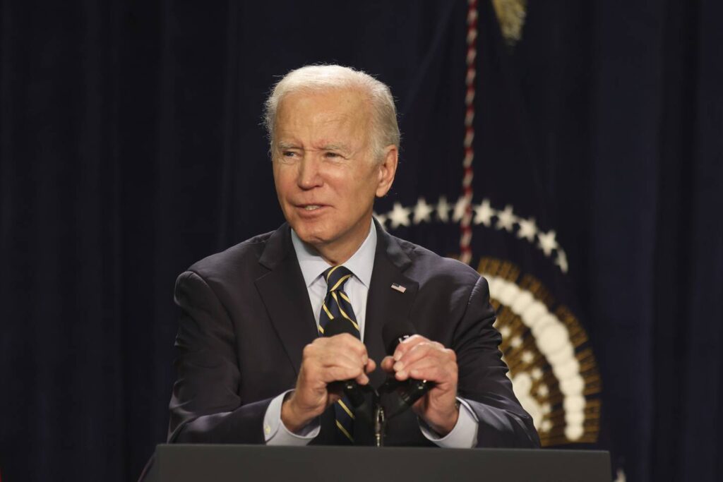 President Joe Biden stumps for Rep. Lauren Underwood in Joliet, says Republicans pose threat to Social Security and Medicare