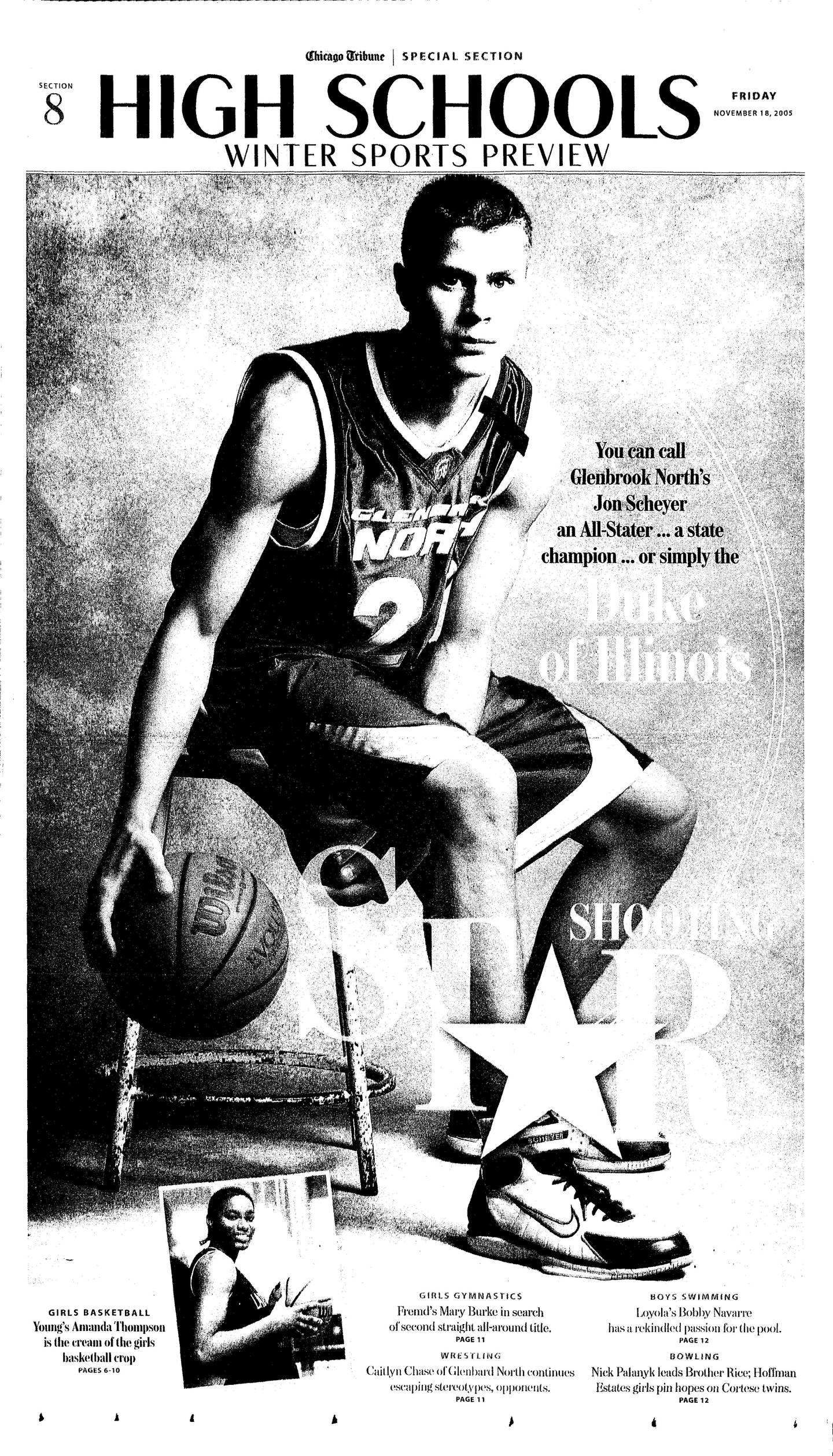 Jon Scheyer entered his senior season at Glenbrook North with plenty of hype coming off All-State and state champion honors.