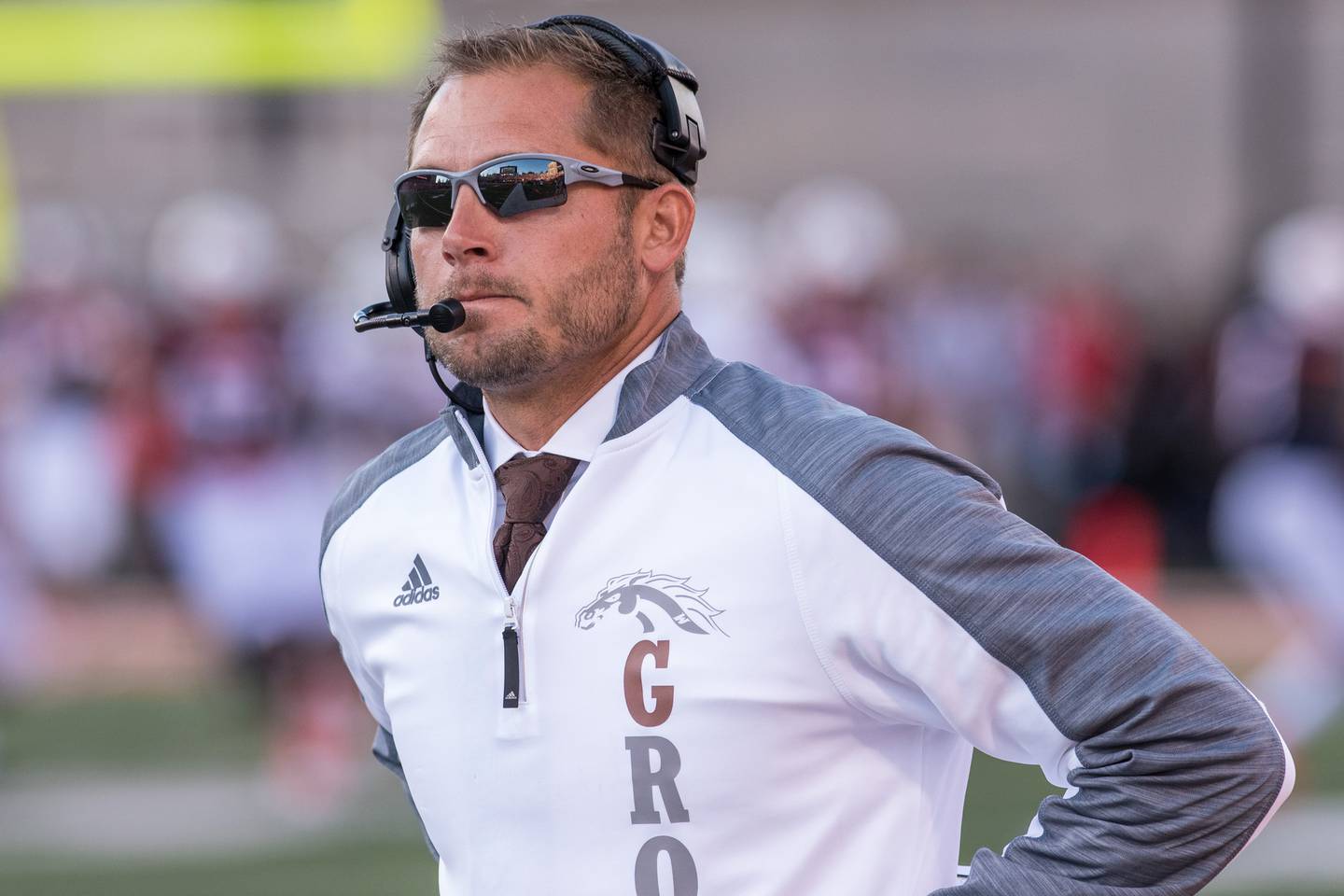 Western Michigan coach P.J. Fleck watches from the sideline during the third quarter against Illinois on Sept. 17, 2016, at Memorial Stadium in Champaign.