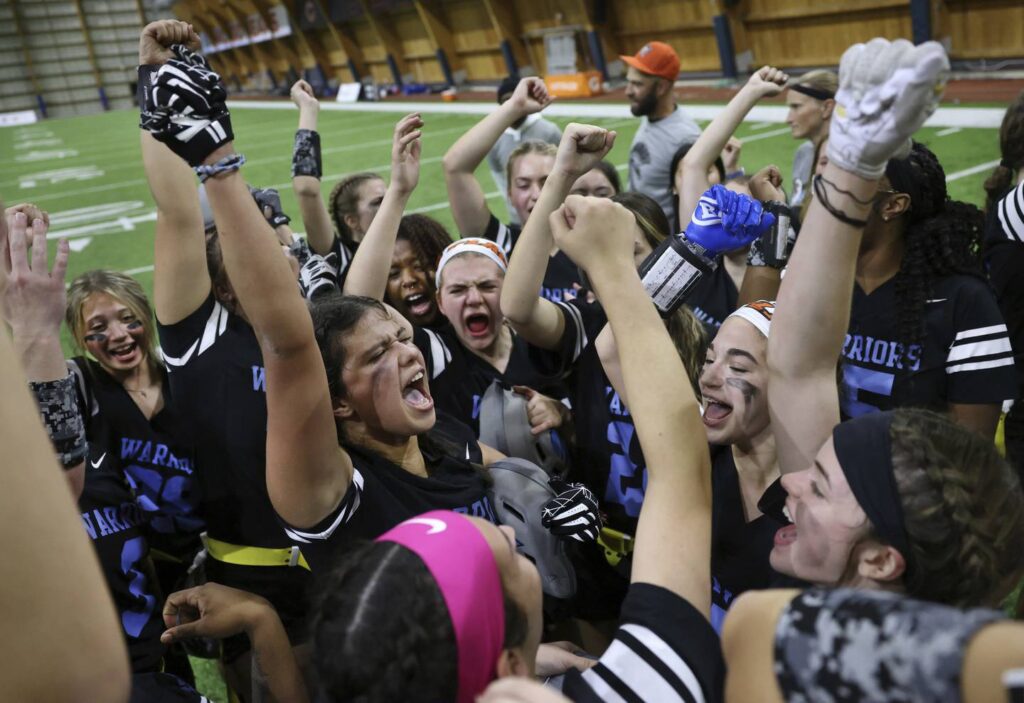 Photos: Girls flag-football championship at the Chicago Bears' Halas Hall