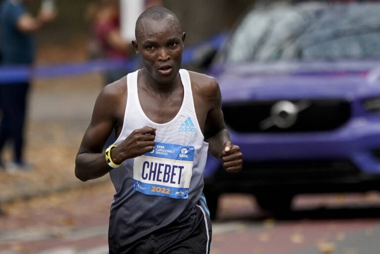 Chebet and Lokedi of Kenya win NYC Marathon races in debuts