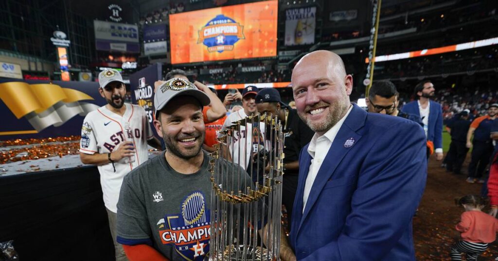 James Click out as Houston Astros general manager 6 days after winning the World Series
