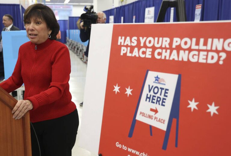 Nearly half of Chicago voters are heading to new polling places for the 2022 election