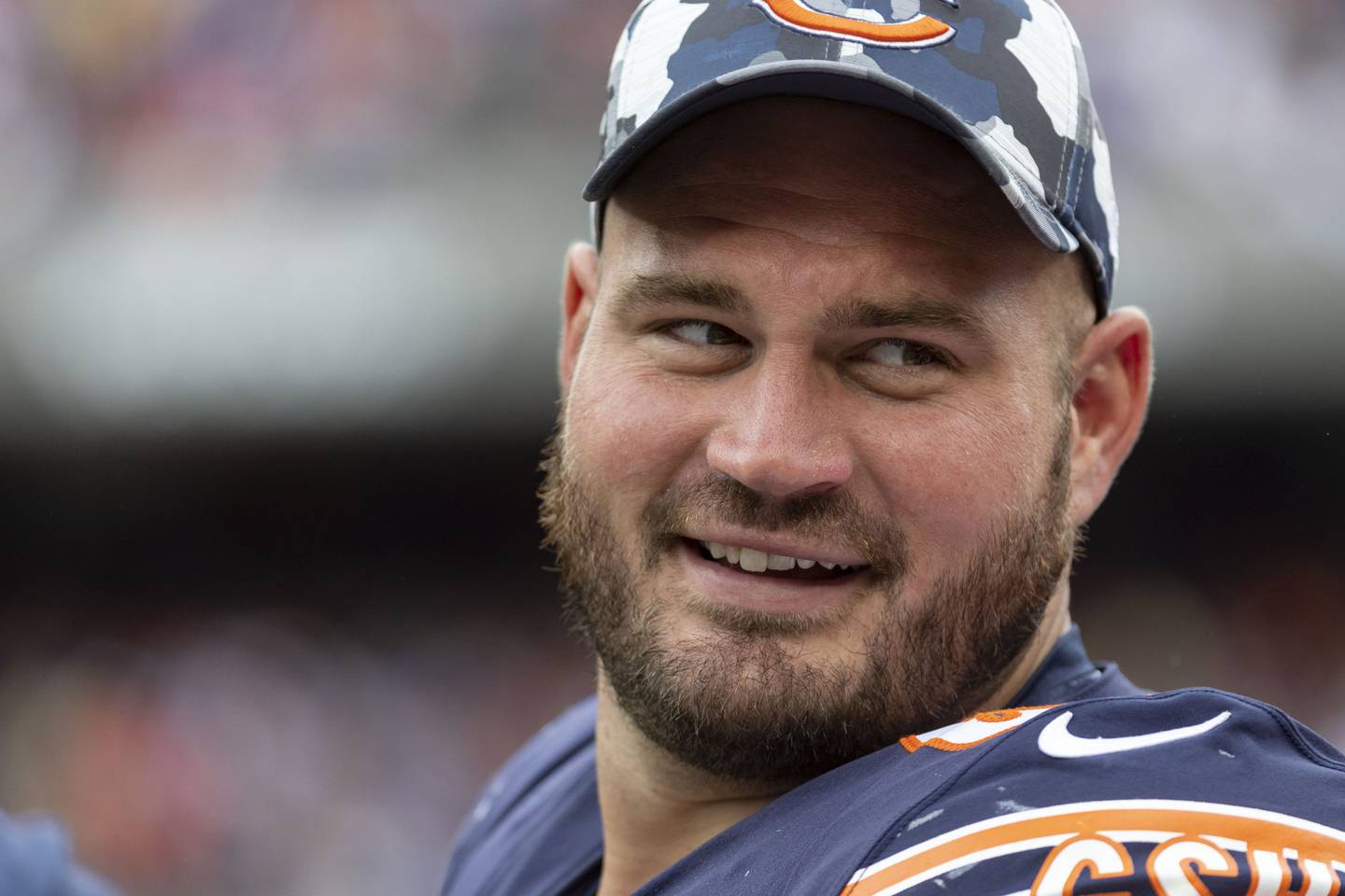 Bears guard Cody Whitehair during a preseason game against the Chiefs on Aug. 13, 2022, at Soldier Field.