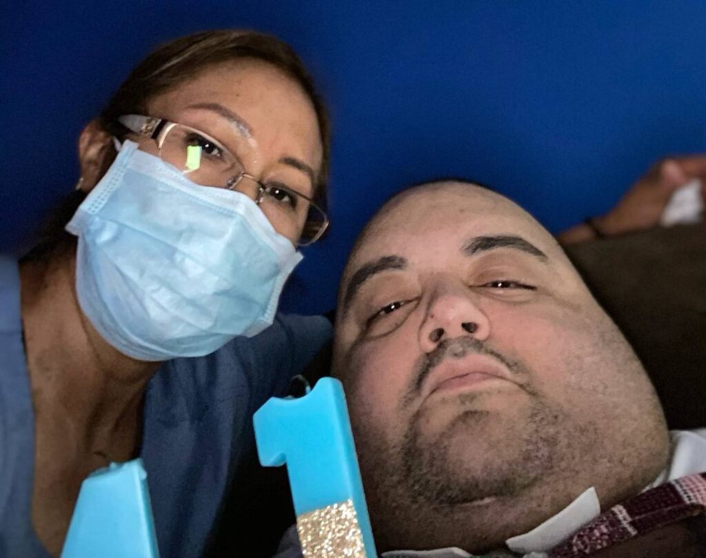 A wounded veteran’s caretaker is stuck in Mexico while his health deteriorates. Advocates say the immigration wait could be 2 years.