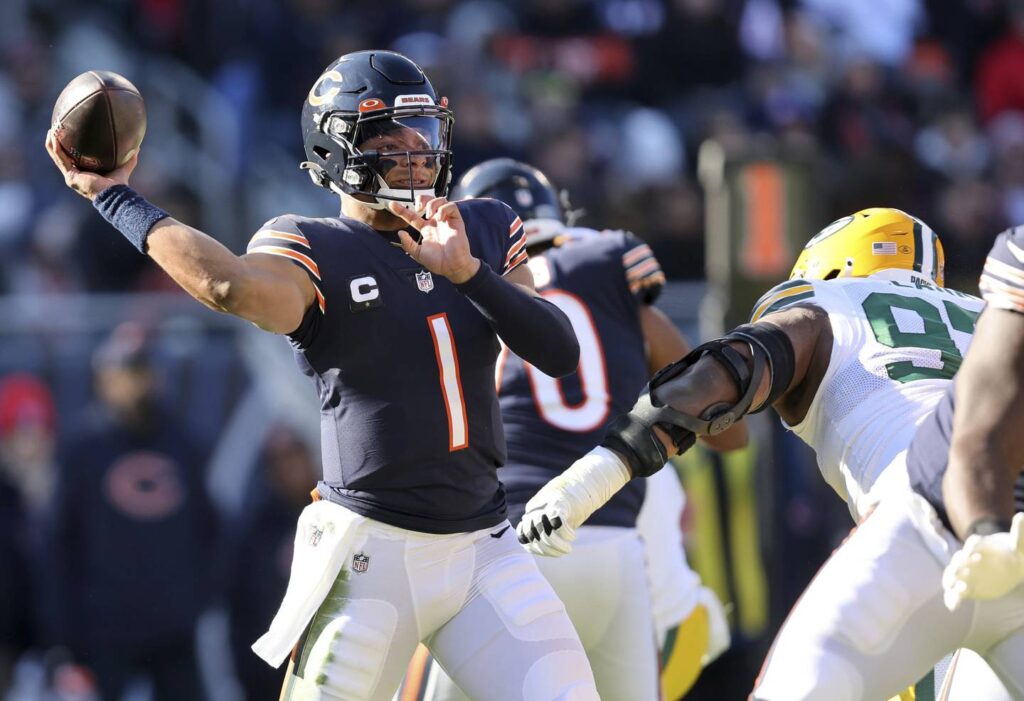 As the Chicago Bears look to reduce the strain on QB Justin Fields, will his opportunities to run diminish?