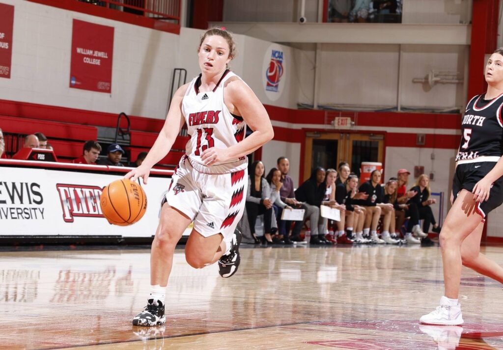 Column: Adversity doesn’t stop knocking, but Mother McAuley graduate Jenna Badali is back for Lewis. Better than ever. ‘It’s 100% a blessing.’