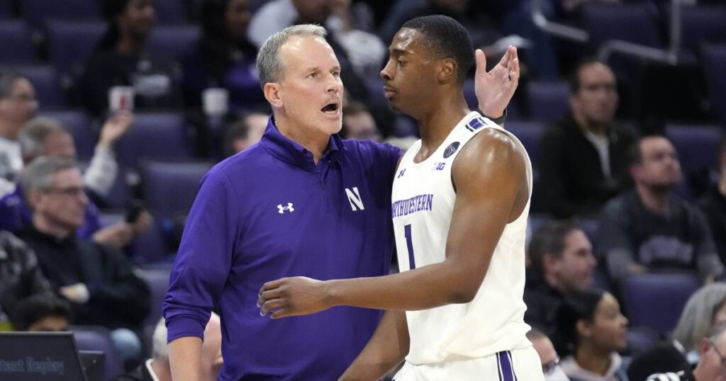 Northwestern routs DePaul 83-45 behind a career-high 28 points from Chase Audige