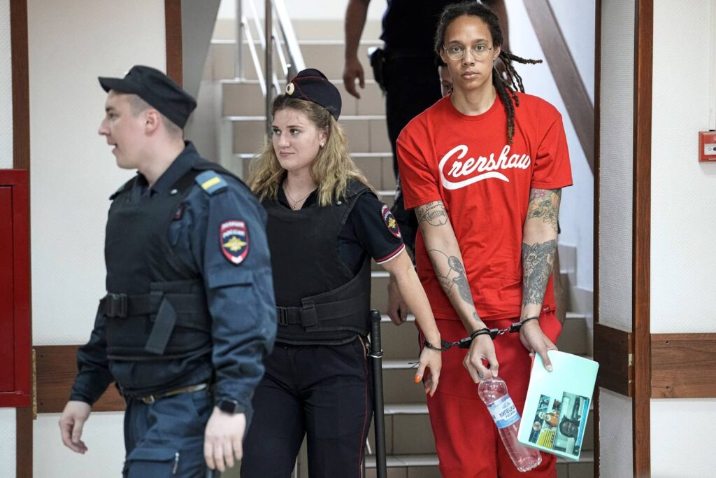 WNBA star Brittney Griner is freed in dramatic US-Russia prisoner swap
