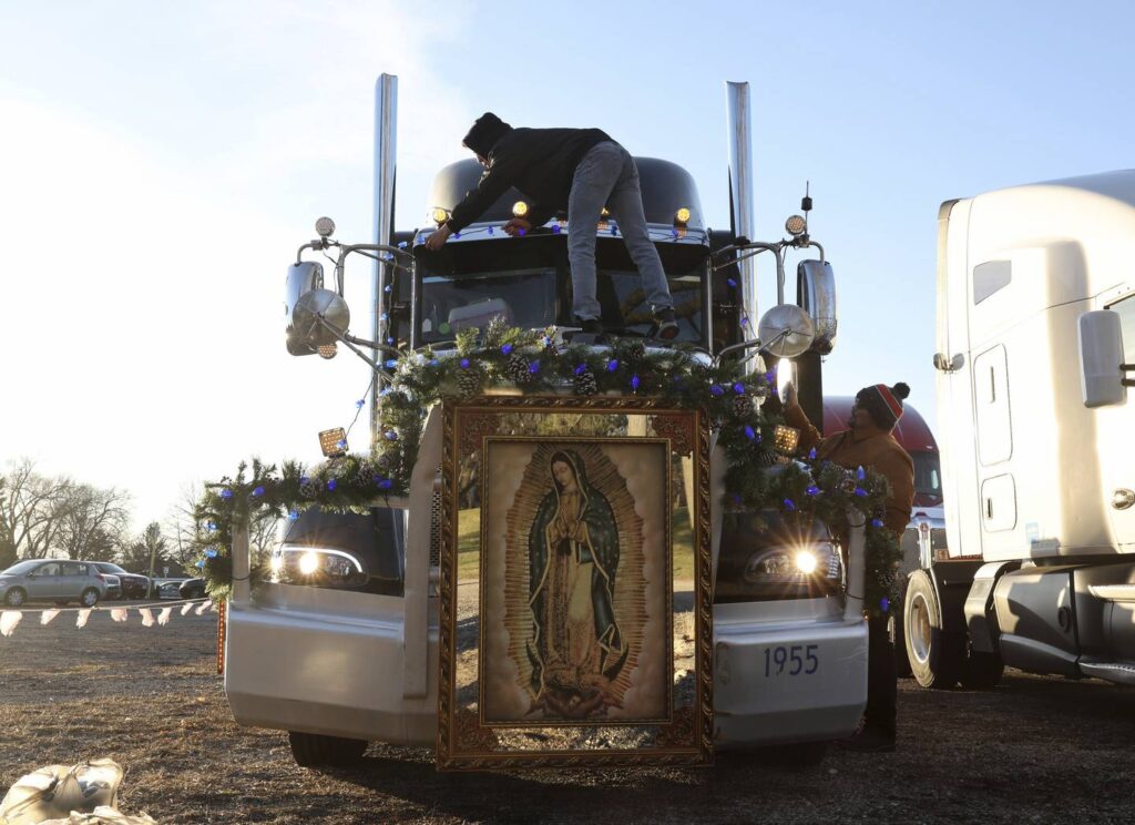 As more Latinos join trucking industry, devotion to Our Lady of Guadalupe fuels their pilgrimage to Des Plaines shrine