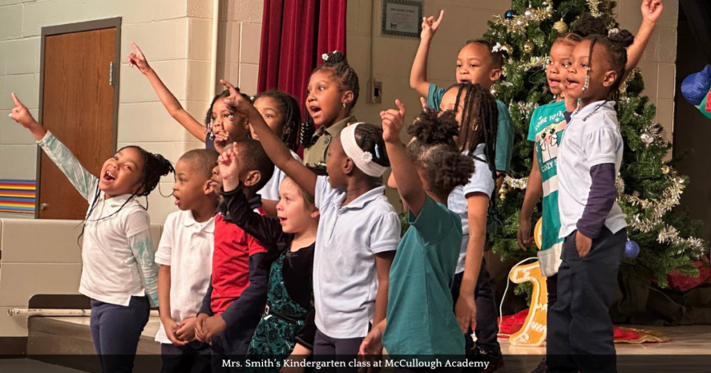 McCullough Academy hosts first In-person Christmas since pandemic