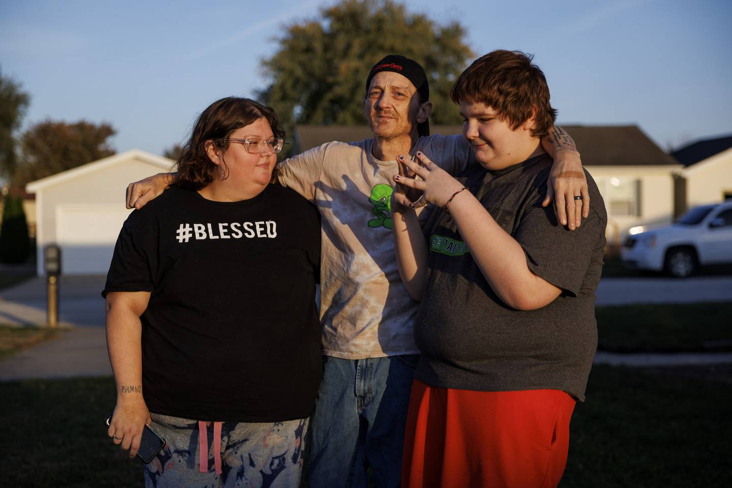 After an incident at the Garrison School, Gabe and his family decided he couldn’t go back. Shown with his father, Billy, and stepmother Lena, Gabe, who is 12 and has autism, now goes to a school 90 minutes away. 