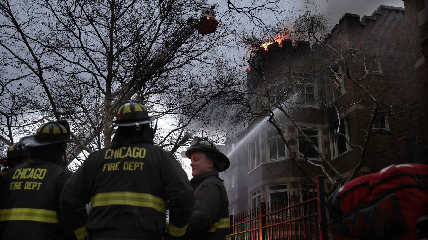 Photos: Firefighters battle extra-alarm blaze in Hyde Park