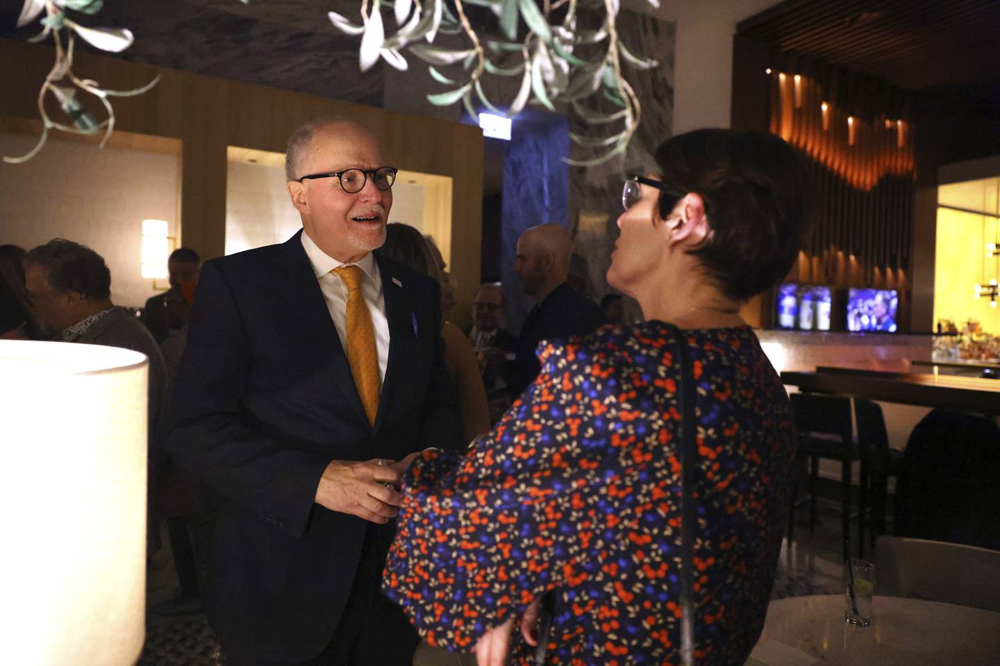 Chicago mayoral candidate Paul Vallas at a fundraiser Dec. 7. 